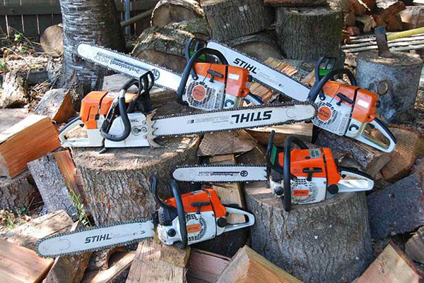 Many Stihl Chainsaws